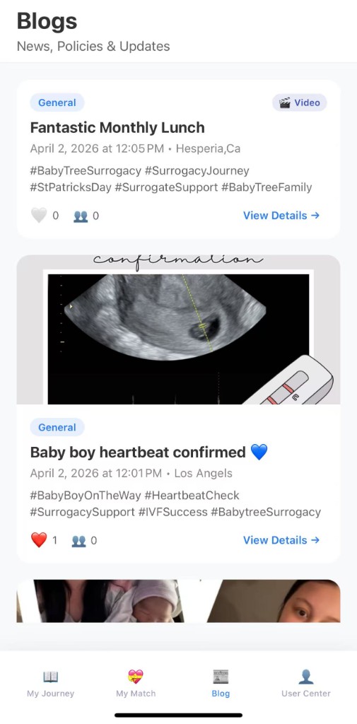 MySurro Blogs feed with news and community updates